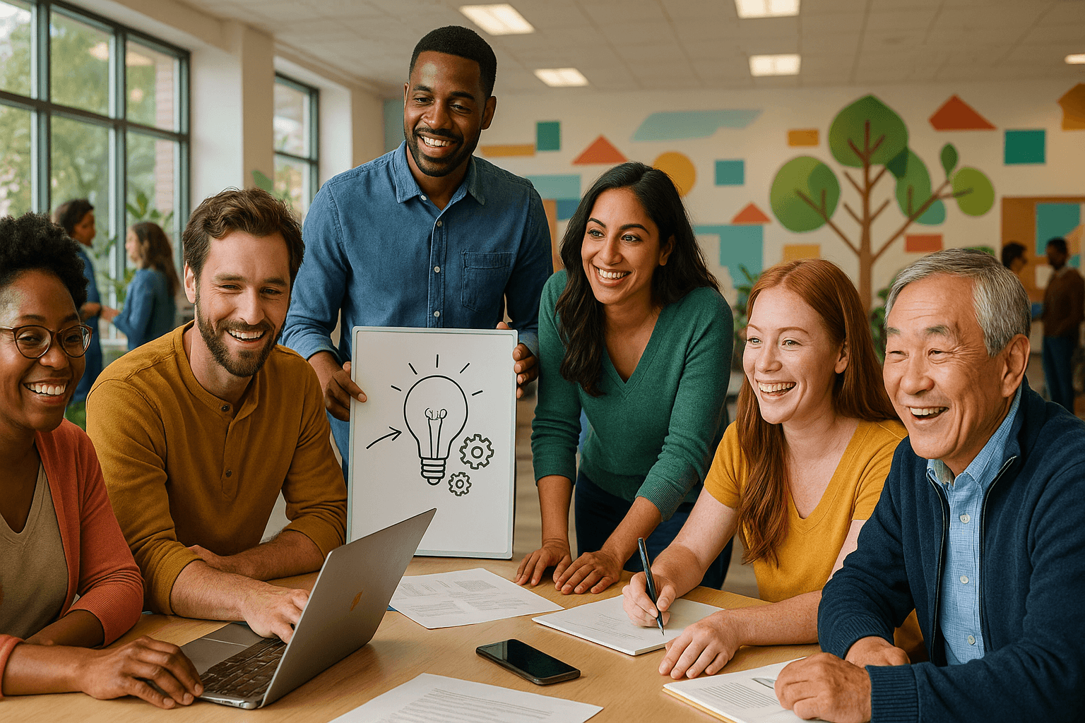 Hero image illustrating impact and collaboration